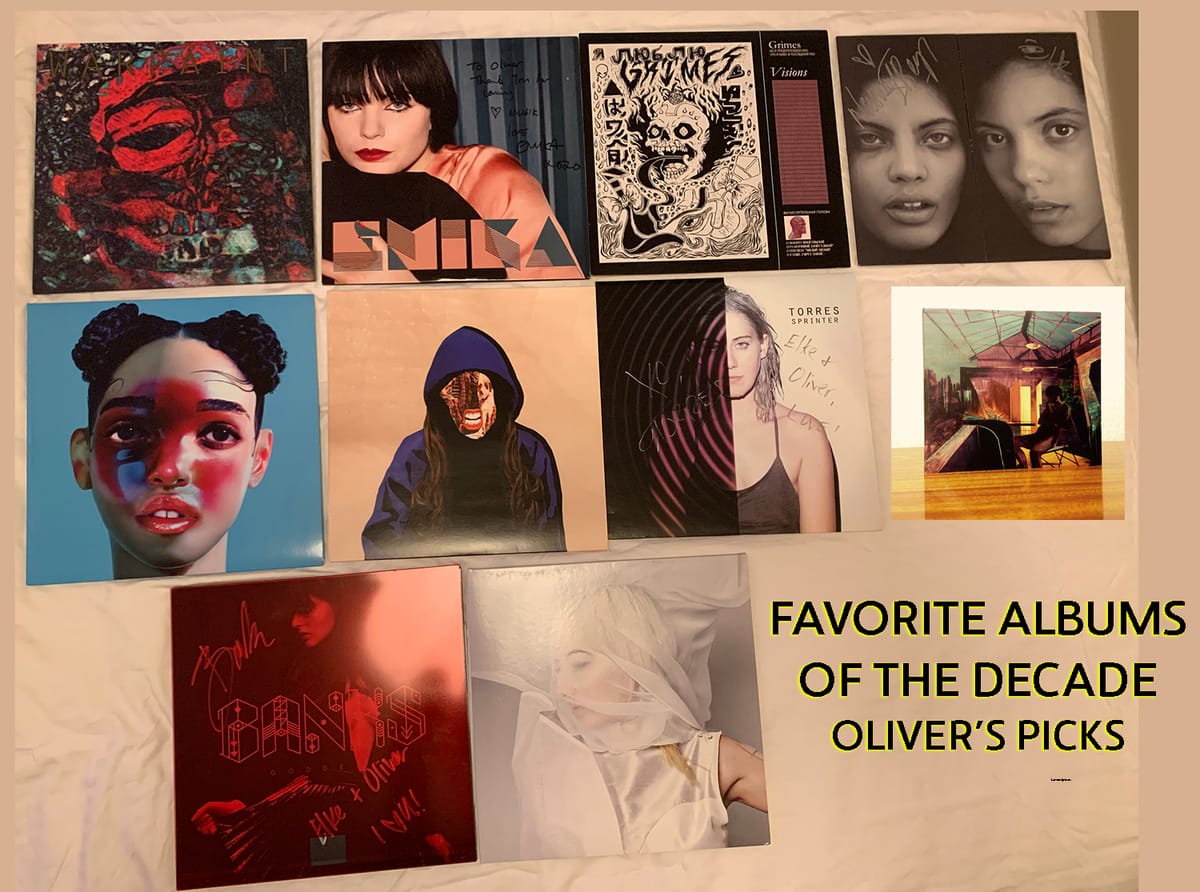 Ten Favorite albums of the 2010s (Oliver’s Pick)