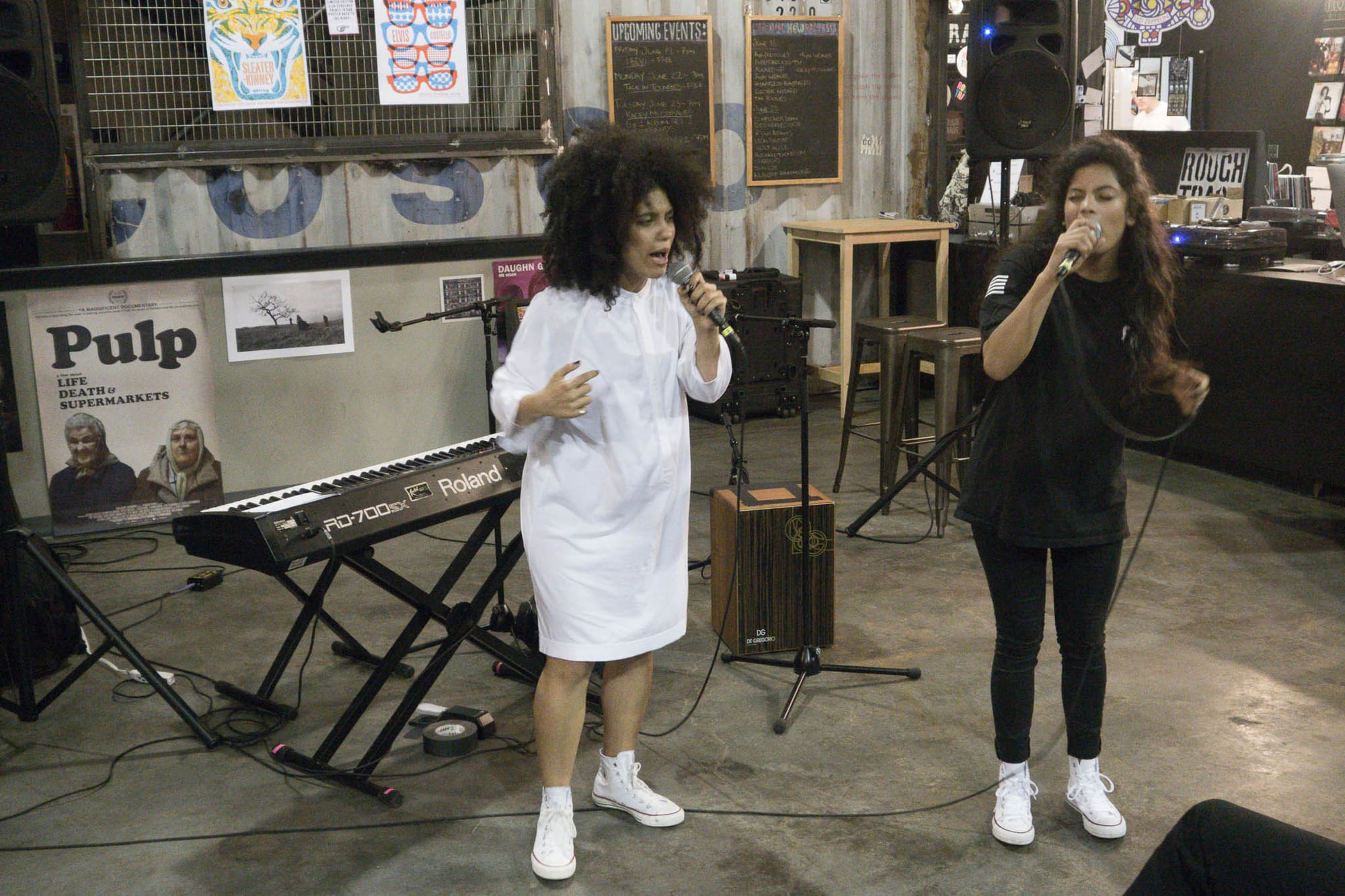 Ibeyi play a surprise acoustic set at Rough Trade NYC