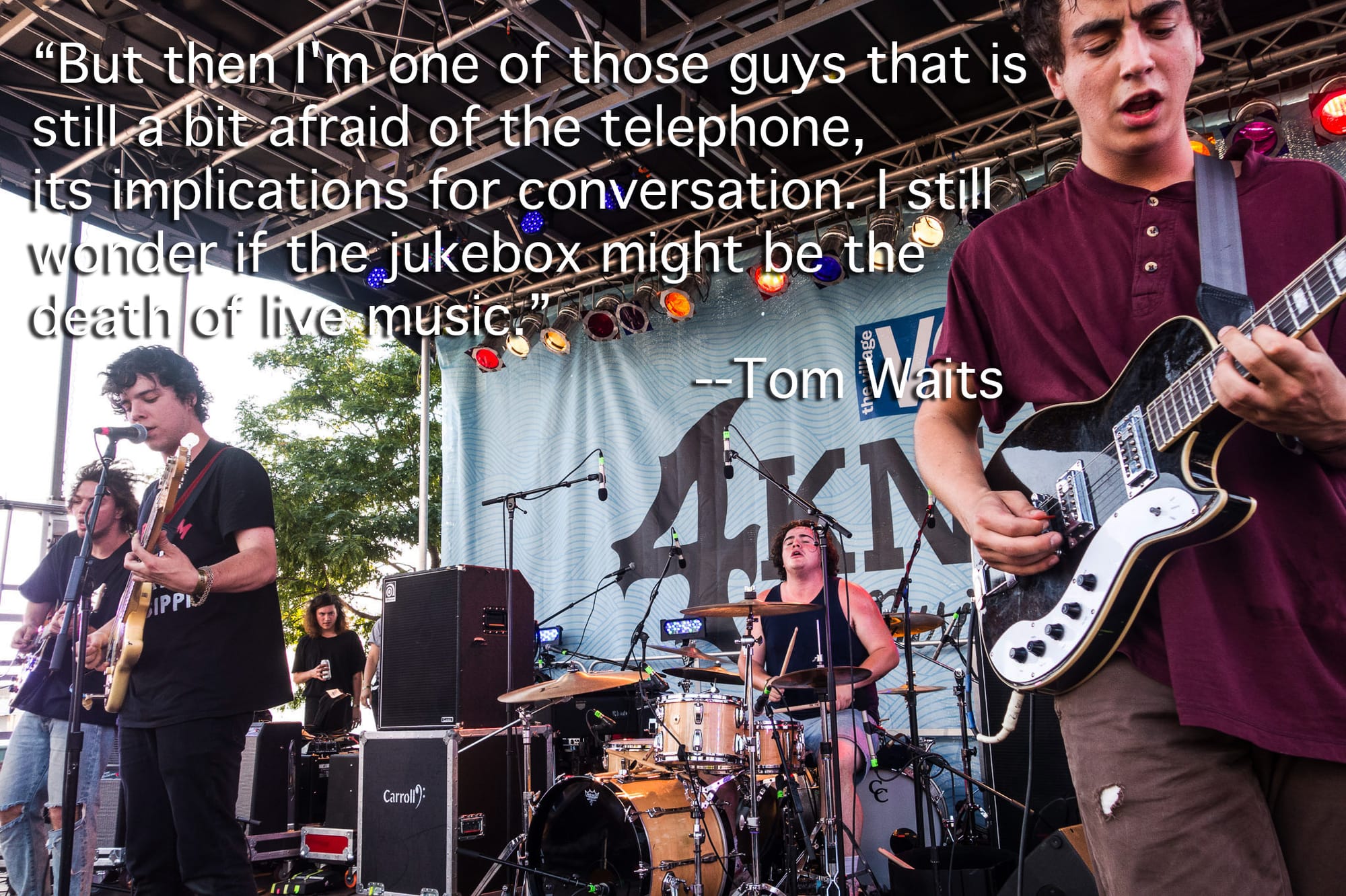 MUSIC QUOTES: Death of Live Music