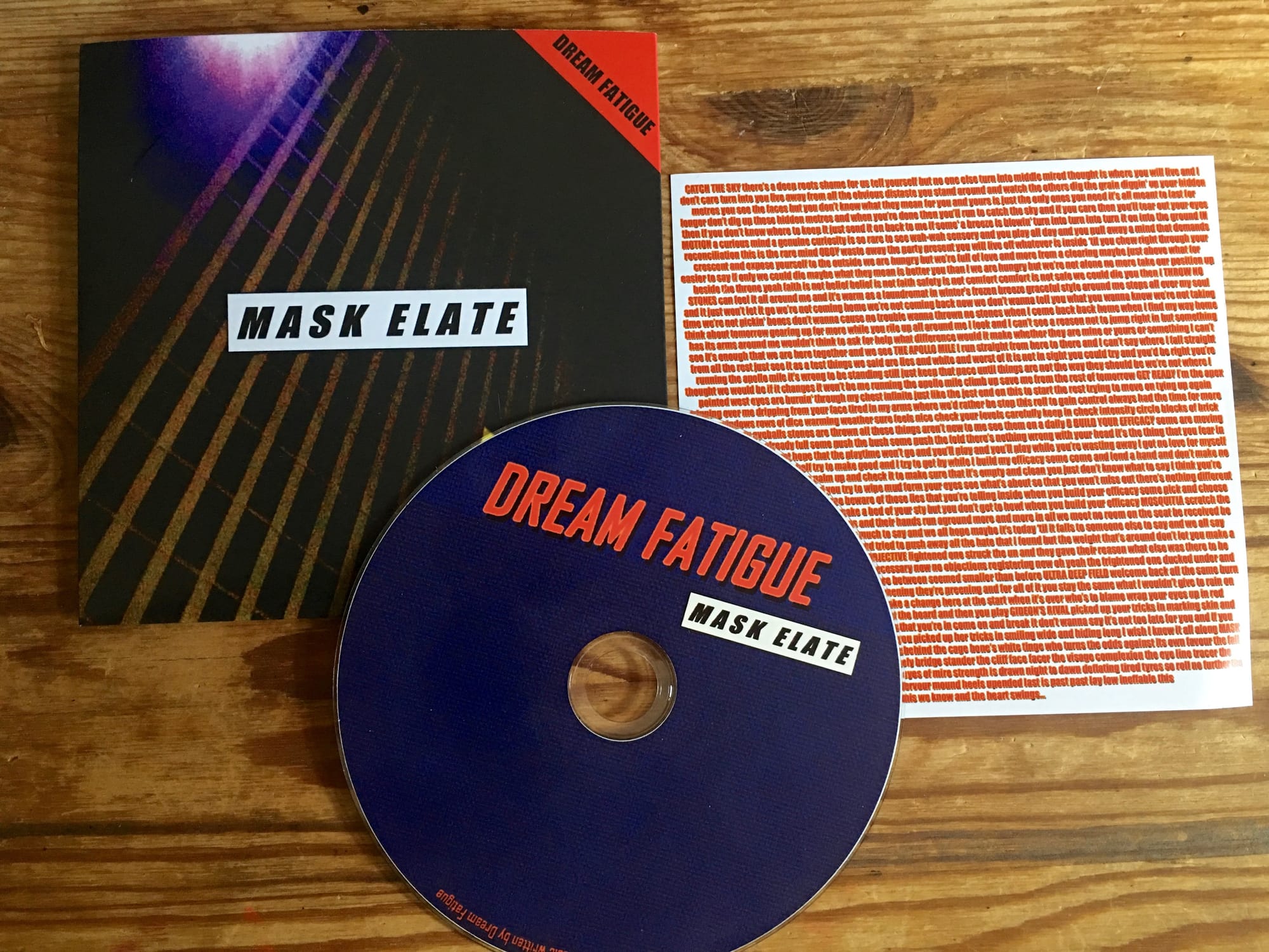 NEW ALBUM: Dream Fatigue - Mask Elate