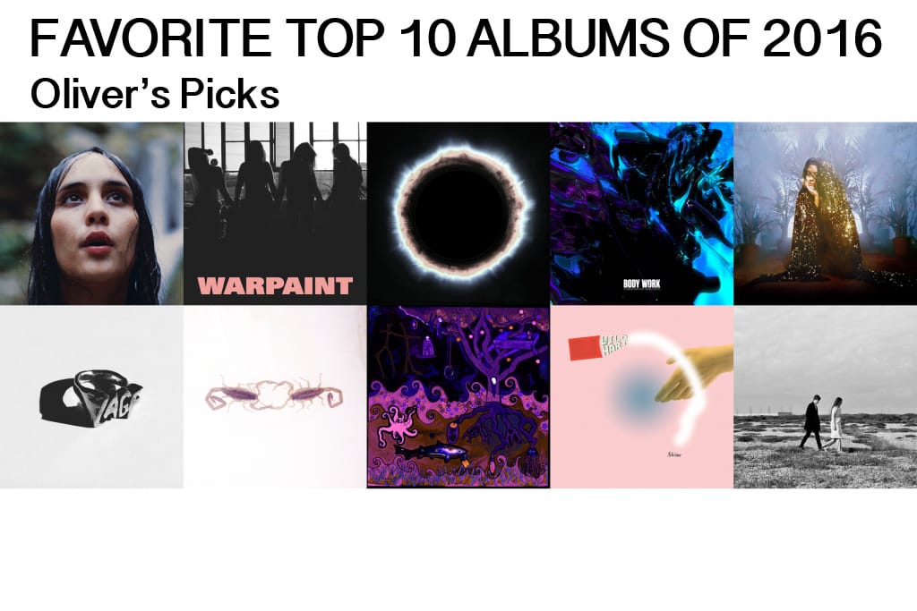 Favorite Top 10 Albums of 2016 - Oliver's Picks