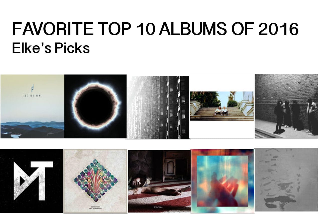 Favorite TOP 10 Albums of 2016 - Elke's Picks