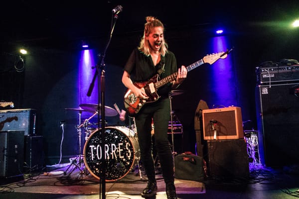 TORRES gave a mesmerizing performance at the legendary Mercury Lounge