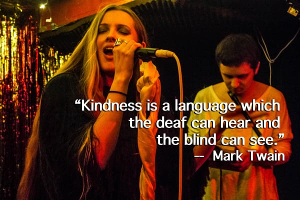 MUSIC QUOTES: Kindness