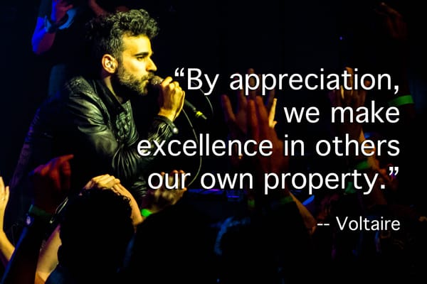 MUSIC QUOTES: Appreciation