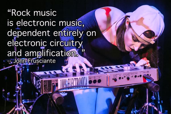 MUSIC QUOTES: Rock Music is Electronic Music