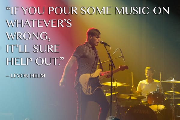 MUSIC QUOTES: Pour Some Music On